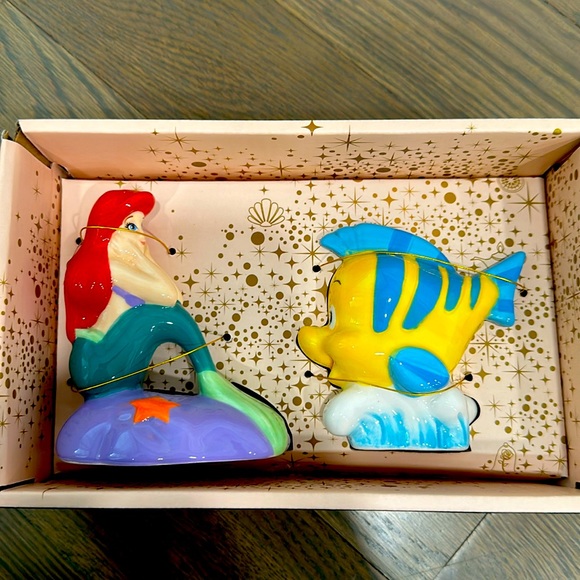Disney Kitchen Disney Princess Ariel And Flounder Salt Pepper Shakers Poshmark